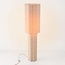 Stehlampe Hika Japandi aus Leinen