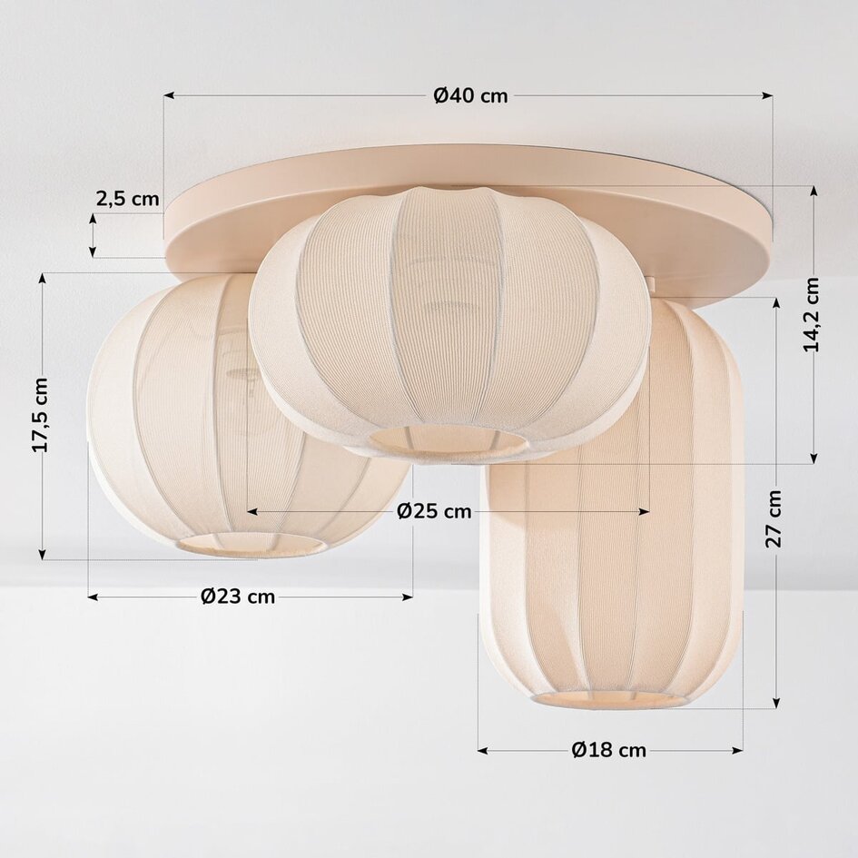 Japandi Deckenlampe Velin