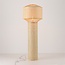 Stehlampe Fiora aus Bambus mit geflochtenem Schirm