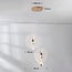 Hängelampe Luminex mit 3-stufig dimmbaren LEDs - Gold