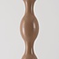 Design-Stehlampe Mura in warmem Taupe aus Metall