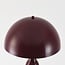 Design-Stehlampe Mura in Burgunderrot (Dunkelrot) aus Metall