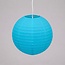 Blauer Nylon-Lampion für den Außenbereich