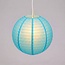 Blauer Nylon-Lampion für den Außenbereich