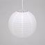Weißer Nylon-Lampion für den Außenbereich