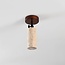 Deckenlampe Jorie mit Travertin (Naturstein) und Holz