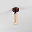 Deckenlampe Jorie mit Travertin (Naturstein) und Holz
