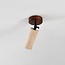Deckenlampe Jorie mit Travertin (Naturstein) und Holz