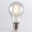 E27 LED Filamentlampe mit Tageslichtsensor 4,5W, klar, 2700K, Ø60