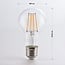 E27 LED Filamentlampe mit Tageslichtsensor 4,5W, klar, 2700K, Ø60
