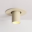 Ausrichtbarer Einbaustrahler in Beige Ø10 cm