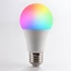 Dimmbare E27 LED-Lampe 7W, milchweiß, Ø60 mm, RGB und 3000K (Fernbedienung separat erhältlich)