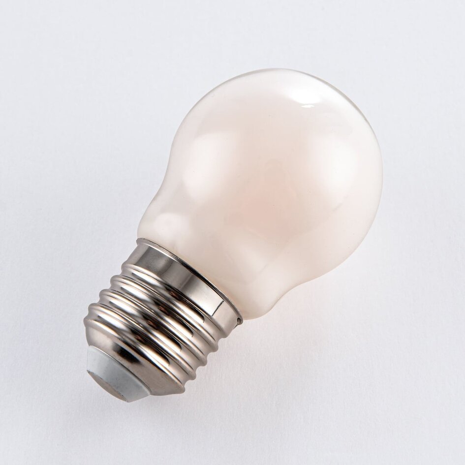 E27 dimmbare LED-Lampe Ø45 mit milchweißem Glas 5,9W 2700K