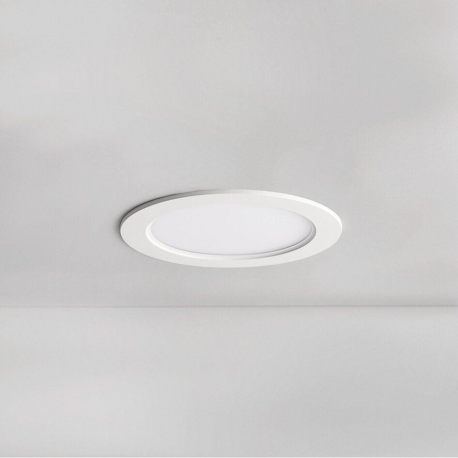 12W LED-Downlight mit CCT rund - 3000K/4000K/6500K - Ø170mm  - Weiß