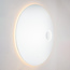 Badezimmerspiegel Lustra Ø80 cm, touch-dimmbar, Lichtfarbe einstellbar, mit Heizung
