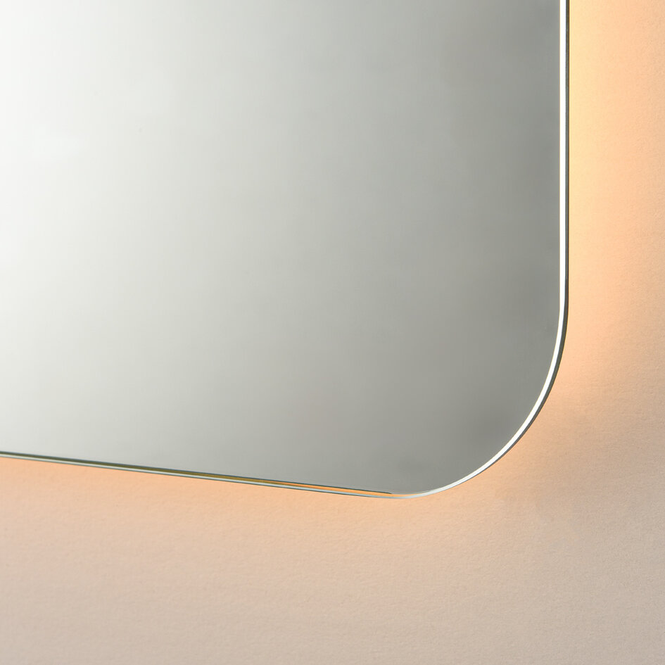 Badezimmerspiegel Sari mit einstellbarer LED, Touch-Dimmer und Heizung – 60x80 cm