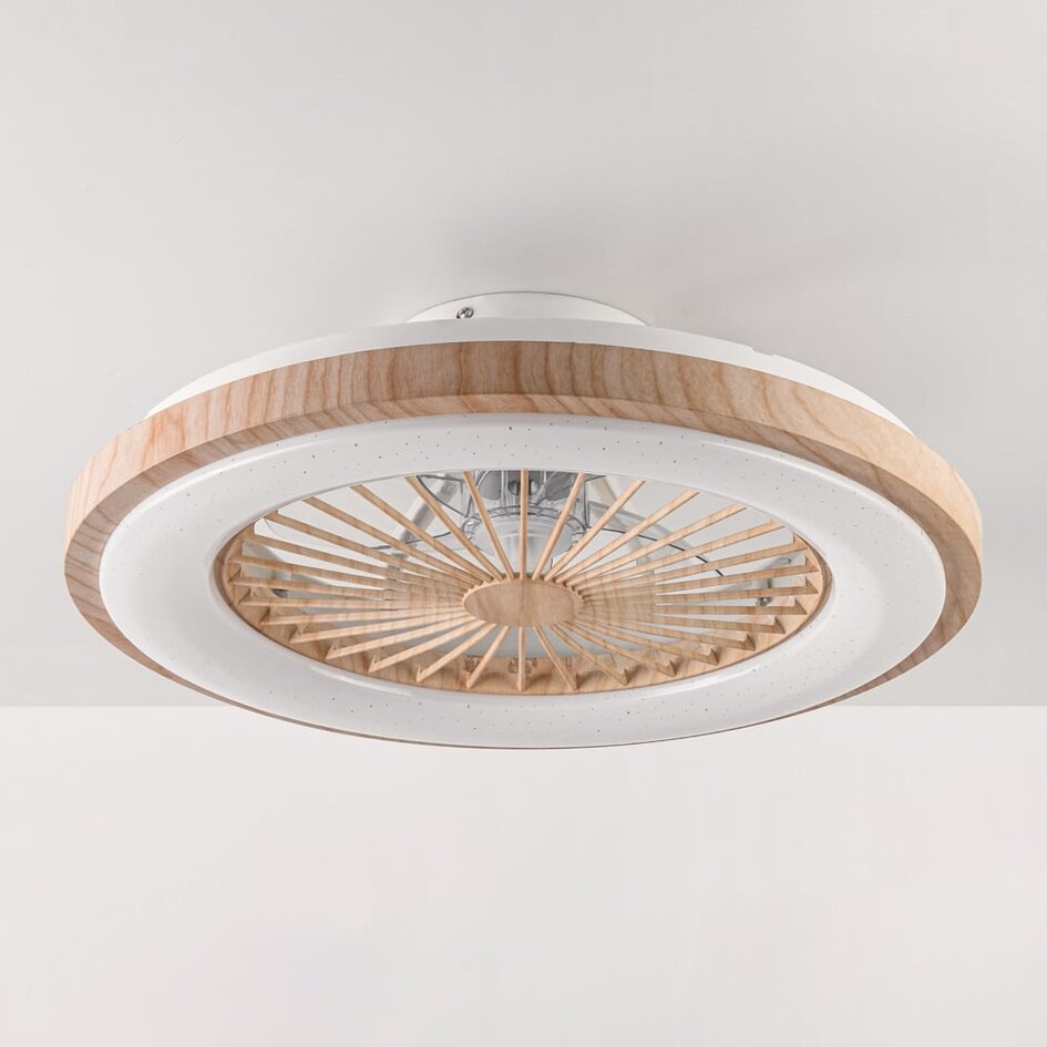 Starry-Deckenventilator mit anpassbarer Farbtemperatur und Sterneffekt