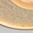 3-stufig dimmbare Deckenleuchte Cercul mit integrierter LED und Steineffekt - beige