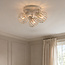 Deckenleuchte Kelly mit 3 drehbaren Metallschirmen - Sandbeige