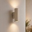 Wandleuchte Brunio up & down - Sandbeige