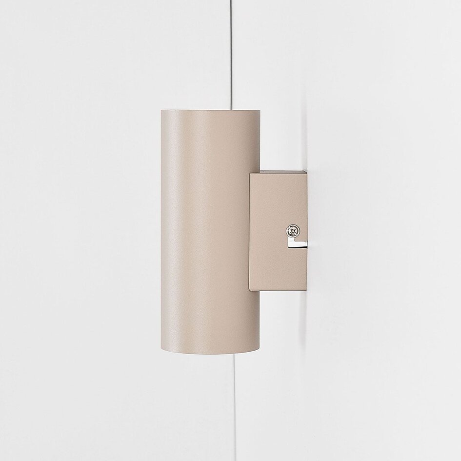 Wandleuchte Brunio up & down - Sandbeige