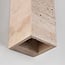 Wandleuchte Brian aus Travertin (Naturstein) - up & down