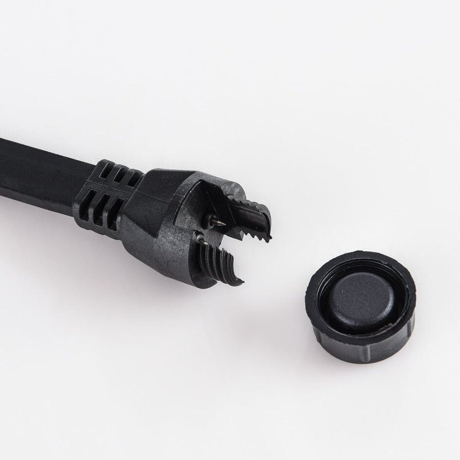 Abzweigstecker für Illu Lichterketten - schwarz