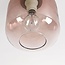 Deckenlampe Soli in Beige mit Ombré-Glas