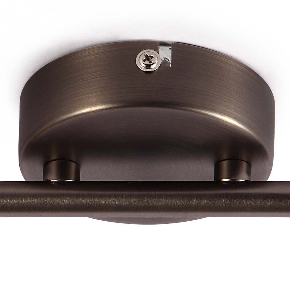 Moderne Deckenlampe Auburn 2-flammig: Altsilber