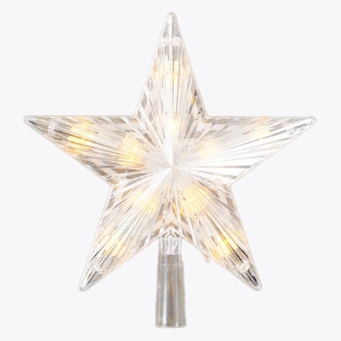 Weihnachtsbaumbeleuchtung mit Fahnenmast