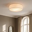 Deckenleuchte Jantine mit Stoffhaube - beige