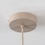 Hängelampe Janah mit handgeflochtenen Papierlampenschirmen - beige