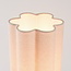 Tischleuchte Mirjam mit plissiertem Leinenschirm - Beige