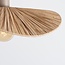 Deckenleuchte Satu aus handgeflochtenem Raffiapapier - beige