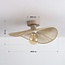 Deckenleuchte Roberta mit handgeflochtenem Papierschirm - Beige