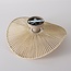 Deckenleuchte Roberta mit handgeflochtenem Papierschirm - Beige