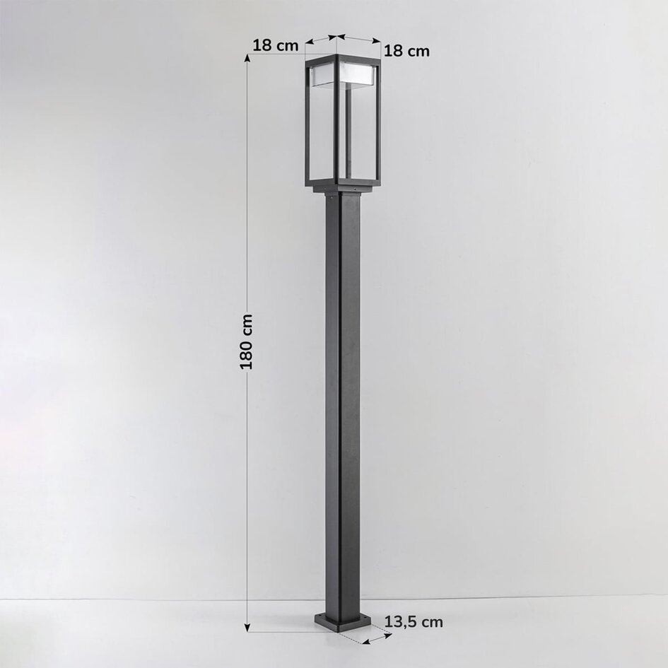 Sockelleuchte Charles, 180 cm