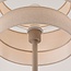 Stehleuchte Corry mit Leinenschirm - Sandbeige