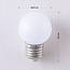 Illu-Lichterketten-Set mit LED-Lampen mit milchweißer Abdeckung mit weißer Illu-Lichterkette