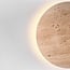 Wandleuchte Jawie aus Travertin mit integrierter LED - Beige