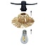 Illu-Lichterketten-Set inklusive Lampenschirmen aus handgewebter Jute in Naturfarbe, erhältlich mit verschiedenen LED-Lampen