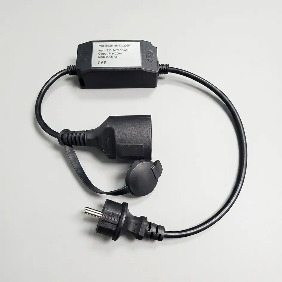 Illu-Lichterketten-Set mit 2,5W oder 4,5W Lampe, 2700K, Ø45 mm, klares Glas, dimmbar inkl. Dimmer
