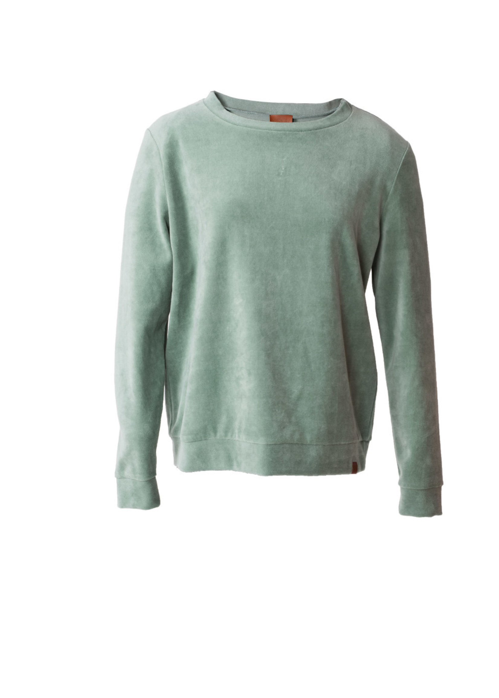 MOOI VROLIJK Sweater basic green  22087