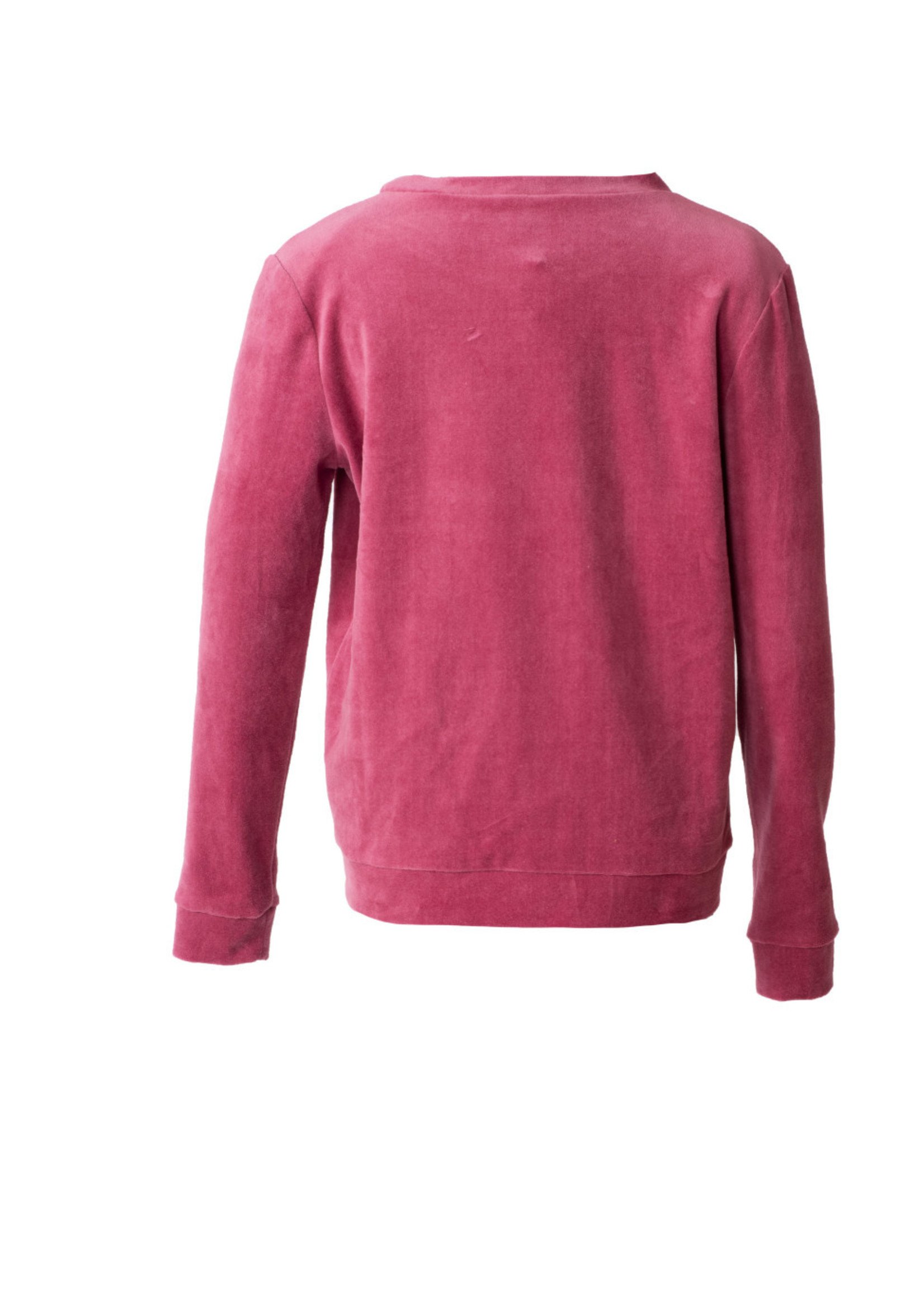 MOOI VROLIJK Sweater basic old pink 22088