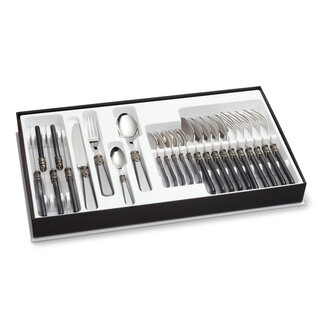 24-teiliges Besteckset, Grau (perlmutt)