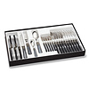 24-teiliges Tafelbesteckset, 6 Personen, Schwarz (perlmutt), im Besteckkoffer