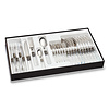 24-teiliges Tafelbesteckset, 6 Personen, Transparent, im Besteckkoffer