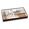 24-teiliges Tafelbesteckset, 6 Personen, Honig (perlmutt), im Besteckkoffer