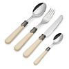 Dinner Cutlery Set, Ivory without Mother of Pearl, 4 pieces, 1 person