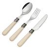 Breakfast Cutlery Set, Ivory (without Mother of Pearl), 3 pieces, 1 person